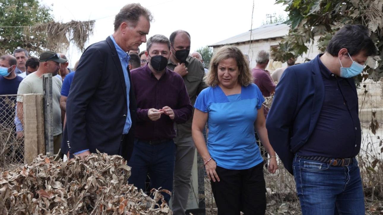 Η Ιράτσε Γκαρσία ζητά άμεσα μέτρα στήριξης από την Κομισιόν για τη Θεσσαλία -Επίσκεψη στις πληγείσες περιοχές με τον Ν. Παπανδρέου
