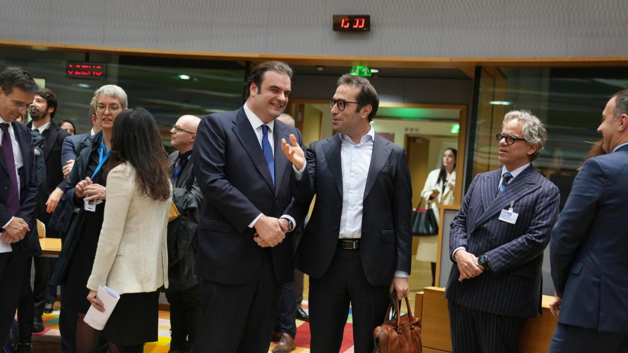 Ολοκληρώθηκε το συμβούλιο της ECOFIN -Επαφές Πιερρακάκη στις Βρυξέλλες